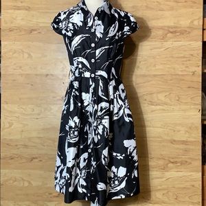Adrianna Papell A Line Button Up Dress Size 4